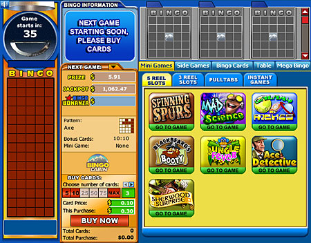 bingo cabin online bingo games